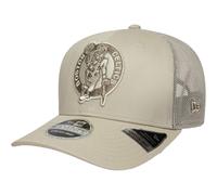 Boston Celtics New Era 9SEVENTY Stretch Snap Tonal Trucker NBA Cap Beige - ONE SIZE