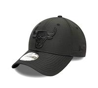 New Era Tonal Nylon 9Forty Adjustable Cap Chicago Bulls Schwarz Schwarz