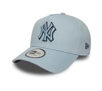 New Era Tonal Outline Yankees Cap Basecap Baseballcap Curved Brim Damen/Herren/Snapback - Snapback, mit Schirm Frühling-Sommer Sommer - One Size hellblau