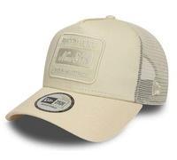 New Era Tonal Patch Trucker Cap Beige - one size