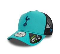 New Era Tottenham Hotspur Trucker Cap E-Frame Teal Blue and Black Mesh Adjustable, blaugrün, Einheitsgröße