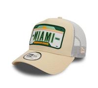 New Era A-Frame Mesh Trucker Cap - Miami State Plate