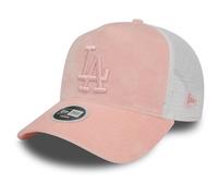 New Era Trucker Damen Cap - Velours Los Angeles Dodgers pink