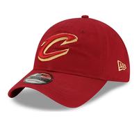 New Era Unisex-Erwachsene NBA 9TWENTY Core Classic Team Color Primary Logo Verstellbare Mutze, Einheitsgr sse Cleveland Cavaliers Burgunderrot