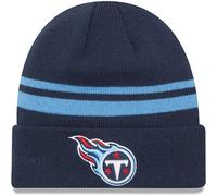 New Era Unisex-Erwachsene NFL Official Sport Knit Klassische gestreifte Strickm tze f r kaltes Wetter Tennessee Titans