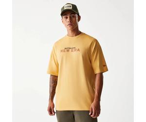 NEW ERA Vacation Graphic Oversized T-Shirt - Beige, XL