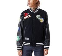 New Era College Jacket Männer in Gr. M in Schwarz