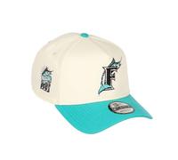 New Era Verstellbare Caps mit gebogenem Schirm im Two Tone Chrome Design 9Forty A-Frame Sidepatch Winter Baseball MLB Einheitsgröße Verschiedene Teams