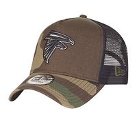 New Era Verstellbare Trucker-Kappe - Atlanta Falcons Wood Camo, Atlanta Falcons, One Size