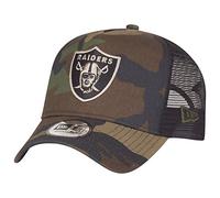 New Era Verstellbare Trucker-Kappe - Las Vegas Raiders Wood Camo, Oakland Raiders, One Size