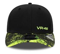 New Era - VR46 Allover Print 9Fifty Stretch Snapback Cap Farbe Schwarz, Größe S-M