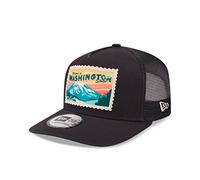 New Era Trucker-Cap Postcard Washington State Patch A‑Rahmen verstellbar Navy Einheitsgröße