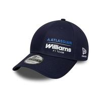New Era Williams Racing F1 Team Offizielle Kollektion 2026 Essential Logo Baseball Cap Mütze Verstellbar Navy Blau