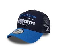 New Era Williams Racing F1 Team Offizielle Kollektion 2026 Essentials Logo Trucker Baseball Cap Mütze Verstellbar Navy Blau