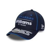 New Era Williams Racing F1 Team Offizielle Kollektion 2026 Team Carlos Sainz Drivers Baseball Cap Mütze Verstellbar Navy Blau