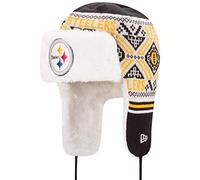 New Era Wintermütze Festive Trapper - Pittsburgh Steelers