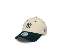 New Era WMNS Block Cord 9Twenty Adjustable Damen Cap NY Yankees Beige Grün, Size:OneSize