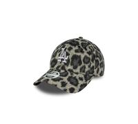 New Era MLB LA Dodgers Cosy Leopard 9FORTY Cap - Damen, Grau - One Size