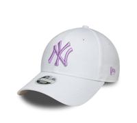 New Era League Essential 9FORTY New York Yankees Damen Kappe weiß/lila