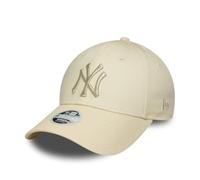 New Era MLB Metallic Logo 9FORTY Kappe New York Yankees damen weiß creme