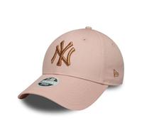 New Era WMNS Metallic Logo 9Forty Adjustable Damen Cap NY Yankees Rosa, Size:OneSize