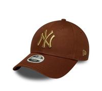NEW ERA WMNS METALLIC LOGO 9FORTY NEYYAN DAUMTG Damen | MED BROWN |
