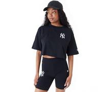 New Era Womens MLB Lifestyle Crop Tee ~ New York Yankees schwarz