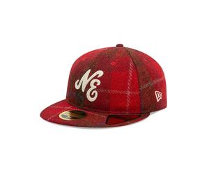 New Era X Harris Tweed 59FIFTY Cap Rot EU7 1/8