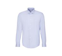 Seidensticker Herren Mens Shaped Longsleeve Cotton Hemd, Mid Blue(841960), 40 EU