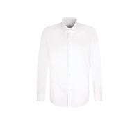 Seidensticker Herren Mens Slim Patch Longsleeve Cotton Hemd, Weiß(24,56), 41 EU