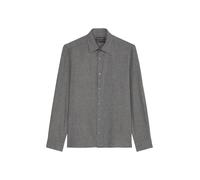New kent collar, long sleeve, round hem MULTI/ DARK GREY MELANGE L MULTI/ DARK GREY MELANGE