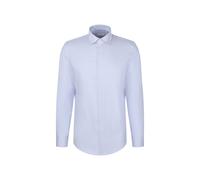 Seidensticker Herren Mens Slim Longsleeve Cotton Hemd, Mid Blue(643510), 40 EU