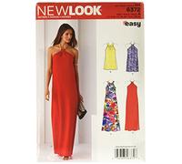 New Look 6372 Nähset für Damenkleider in Zwei Längen, Größe A (34-38-38-40-42-44)