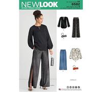 New Look Schnittmuster 6582 Oberteile, Hose, Taschen A (36-38-40)