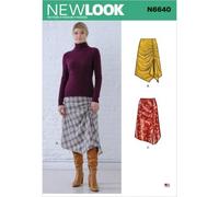 New Look Schnittmuster 6640 Röcke A (36-38), 44-46