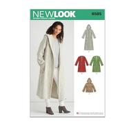 New Look Schnittmuster, Papier, Weiß, 32 bis 50 (XS bis XL)