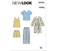 New Look Schnittmuster UN6820A Kinder-Loungewear A (3-4-5-6-7-8)