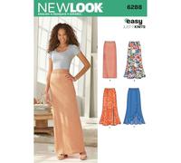 New Look Simplicity Easy Just 4 Knits Schnittmuster 6288 Damenröcke zum Überziehen, Größen 36-38-40