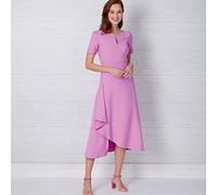 New Look UN6655A Schnittmuster N6655 Damenkleid in Zwei Längen mit Ärmelvarianten, Papier, verschieden, A (6-8-10-12-14-16-18)