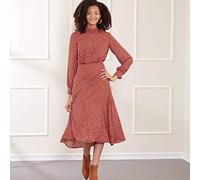 New Look UN6682A Damen Kleid A (34-38-40-42-44-46), Weiß