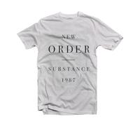 New Order 'Substance' (White) T-Shirt (large)