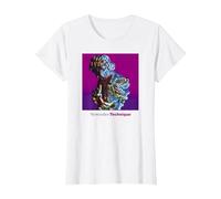 New Order Technique Cover Lock Up T-Shirt, Damen, Weiß, 3XL