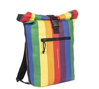 New Rebels ® Mart - Rolltop - Rucksack - Rainbow - Regenbogen - Large II