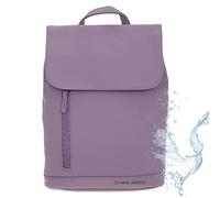 New Rebels Rucksack Damen Daley Fashion small Damenrucksack Mini Handtasche Plane 51.1312 + Schlüsseletui (Velvet Plum 12)