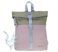 New Rebels Rucksack Damen Tasche Fashion klein Damenrucksack Mini Handtasche Plane wasserabweisend New York Backham small 51.1331 + Schlüsseletui bagboom (Ferron Altrosa/Oliv 70)