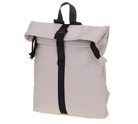 New Rebels Rucksack Damen Tim Fashion small Damenrucksack Mini Handtasche Plane + Schlüsseletui (Beige Schwarz 1255 53)