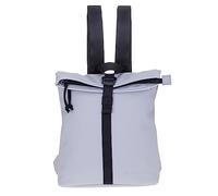 New Rebels Rucksack Damen Tim Fashion small Damenrucksack Mini Handtasche Plane + Schlüsseletui (Hellgrau Schwarz 1255 08)