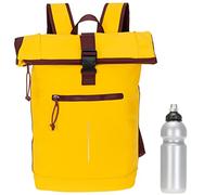 New Rebels Rucksack Plane TIM Bag Kurierrucksack Roll-up Fahrradrucksack Sport Fitness + Flasche bagboom