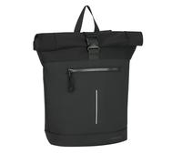 New Rebels Unisex-Erwachsene Mart-New York Rolltop Backpack 16L Rucksack, Black, 30x12x43cm