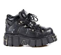 New Rock M.106-s1, Unisex-Erwachsene Brogues, Schwarz (Negro 001), 47 EU